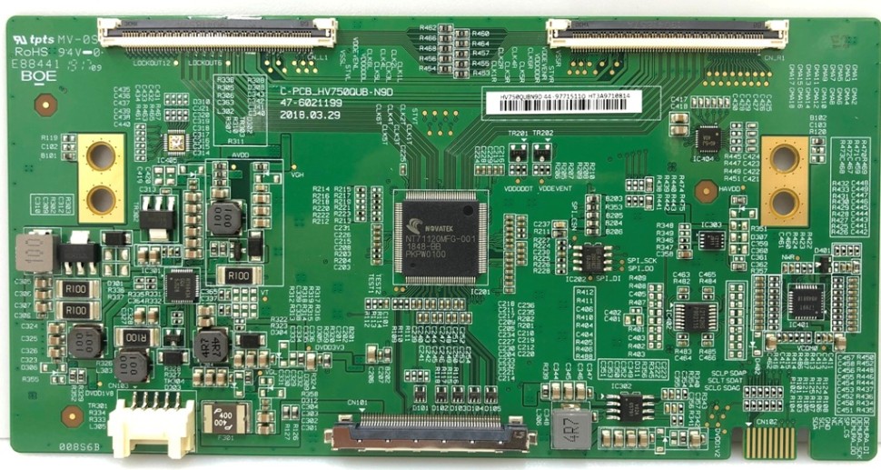 C-PCB HV750QUB-N9D 47-6021199 NT71120MFG-001