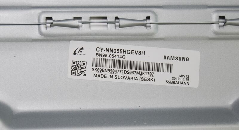 Подложка в сборе с подсветкой CY-NN055HGEV8H BN96-05414Q