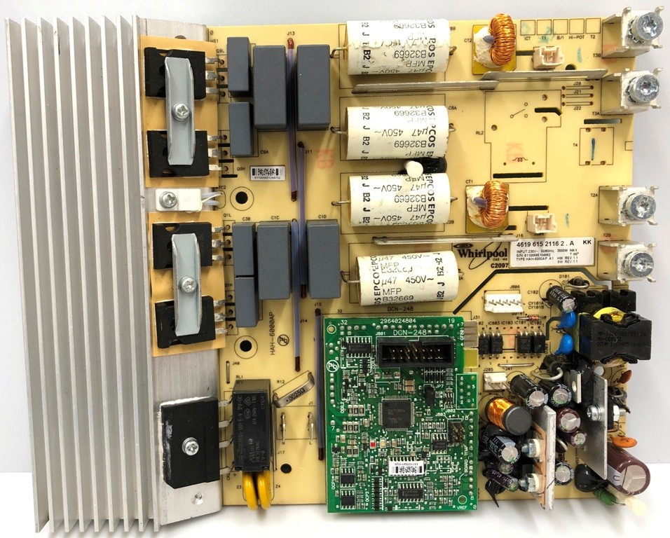 C00313234 4619 615 2116 2.A 481010395258 HAH-6000AP DCN-248 блок индукции Whirlpool