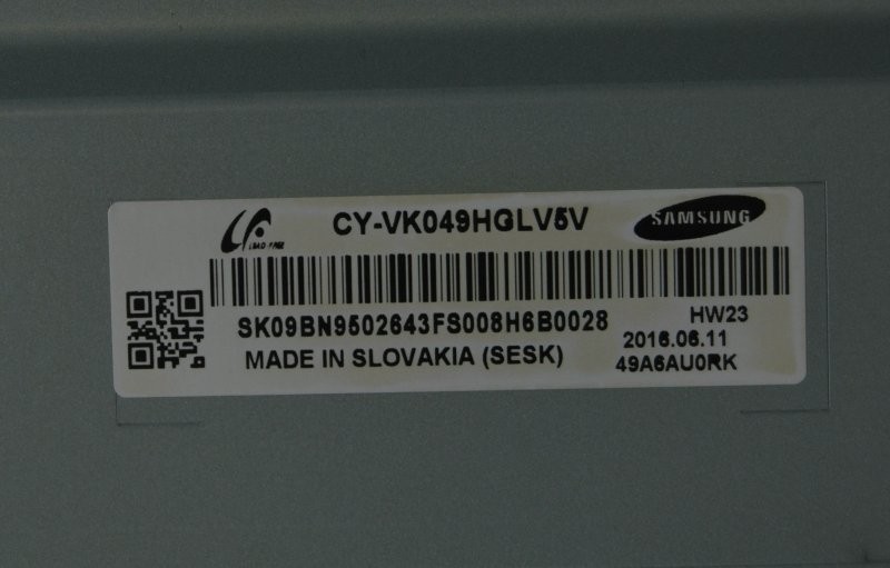 Подложка в сборе с подсветкой CY-VK049HGLV5V