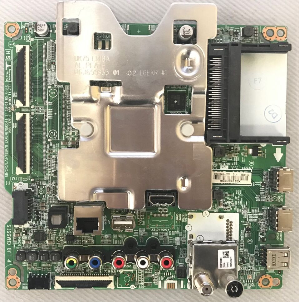 EAX67872805 (1.1) EBU65361704 main плата для телевизора LG 43UK6200PLA