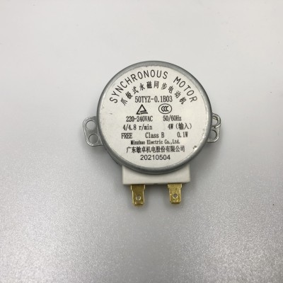Двигатель вращения тарелки 50TYZ-0.1B03 4/4.8 r/min 220-240VAC 4W для микроволновой Haier HMX-BTG207B