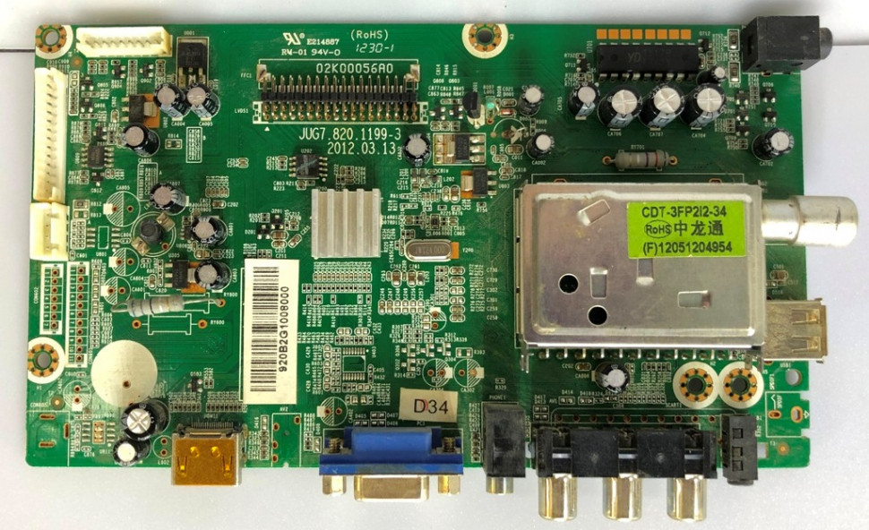 JUG7.820.1199-3 Fusion FLTV-19L12B V1L09