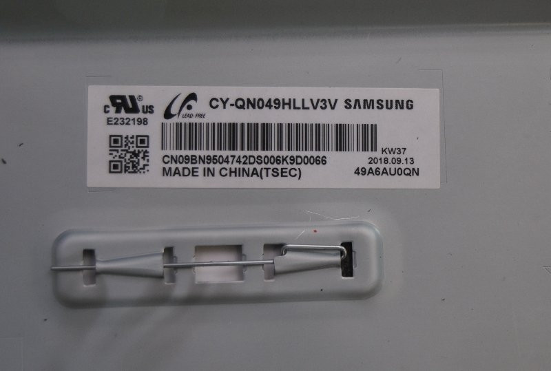 CY-QN049HLLV3V модуль в сборе с подсветкой и отражателями