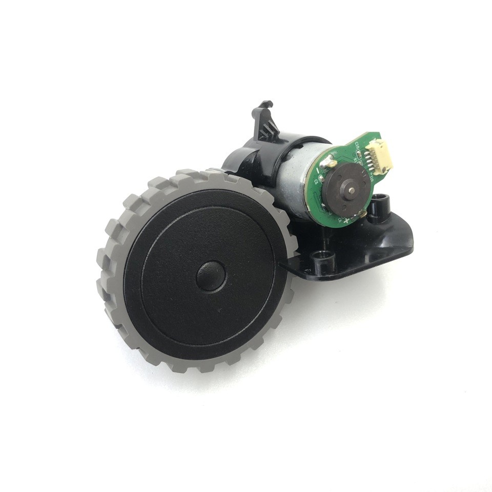 Колесо правое (R) в сборе для робота пылесоса RED RV-R6040S RV-R6050S