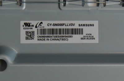 Подложка в сборе с подсветкой CY-SN055FLLV3V