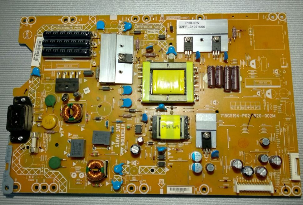 715G5194-P02-W20-002M блок питания для телевизора Philips 32PFL3107H