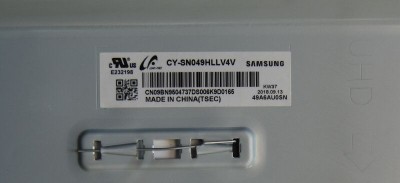 Подложка в сборе с подсветкой CY-SN049HLLV4V
