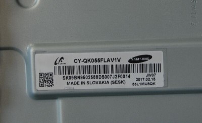 Подложка в сборе с подсветкой CY-QK055FLAV1V