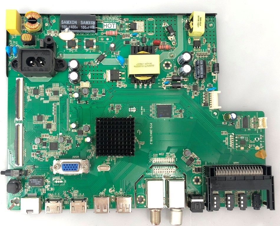 P75-2841TV8.2 main для телевизора DEXP F43E8000K