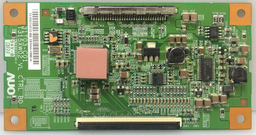 31T03-C01 T315XW02 VL CTRL BD