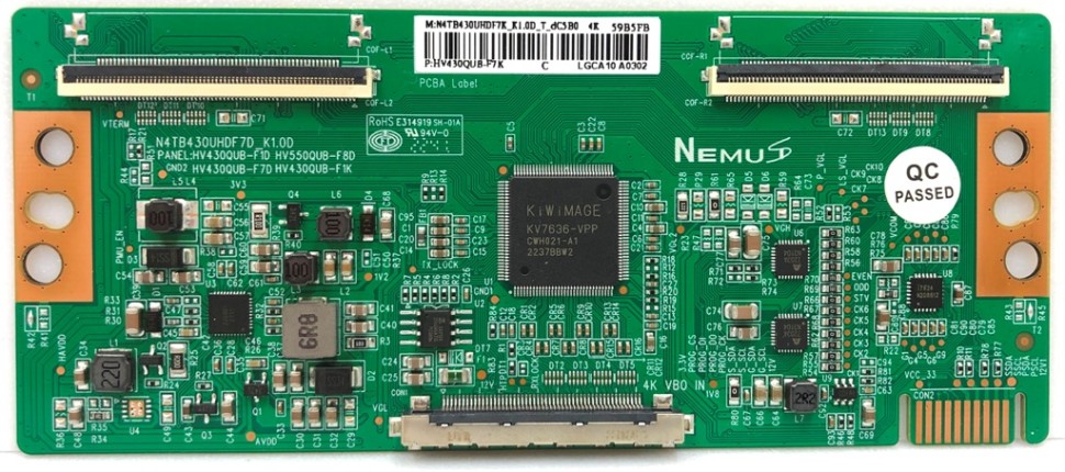 N4TB430UHDF7D_K1.0D HV430QUB-F7K KV7636-VPP