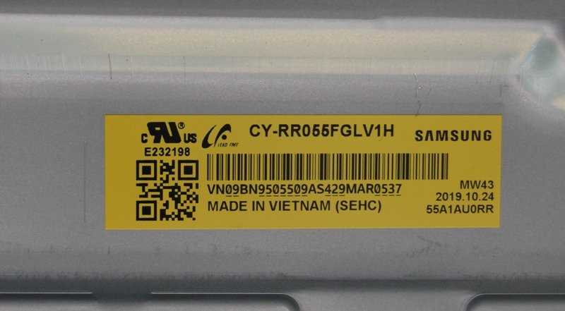 CY-RR055FGLV1H модуль в сборе с подсветкой и отражателями