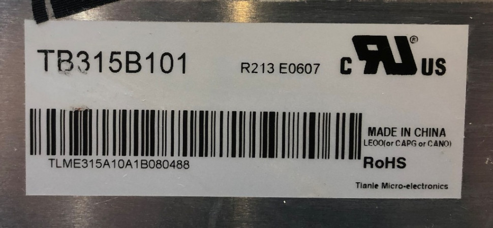 TB315D101 HV320WXC-100_X-PCB-X0.0 47-600333A 47-602093A