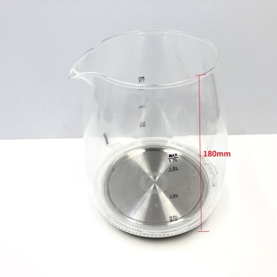 Стеклянная колба, тэн в сборе 220-240V 1850-2200W для электрочайника RED RK-G185