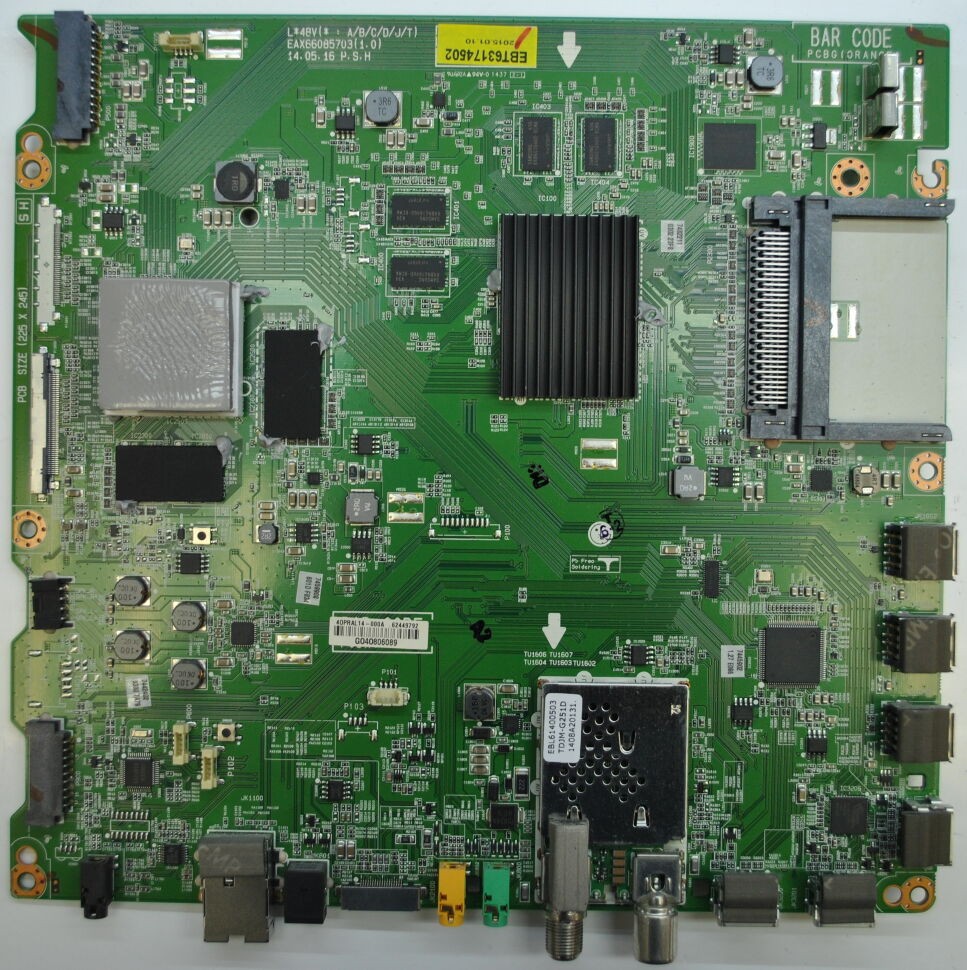 Плата EAX66085703 (1.0) EBT63174502 EBU62449792 для LG 49UB820V