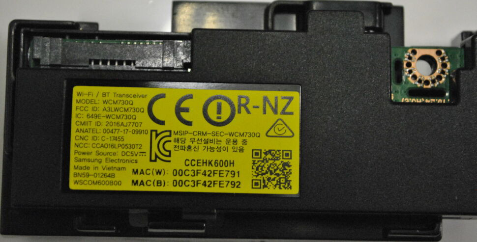 Wi-Fi Module WCM730Q BN59-01264B