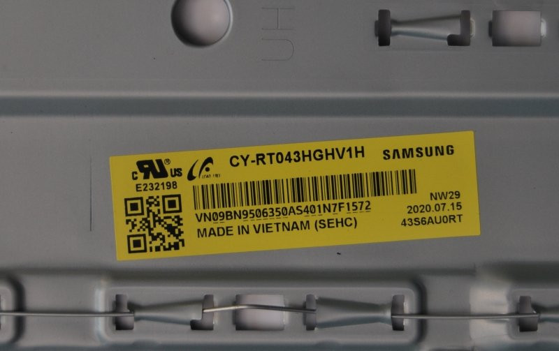 CY-RT043HGHV1H модуль в сборе с подсветкой и отражателями