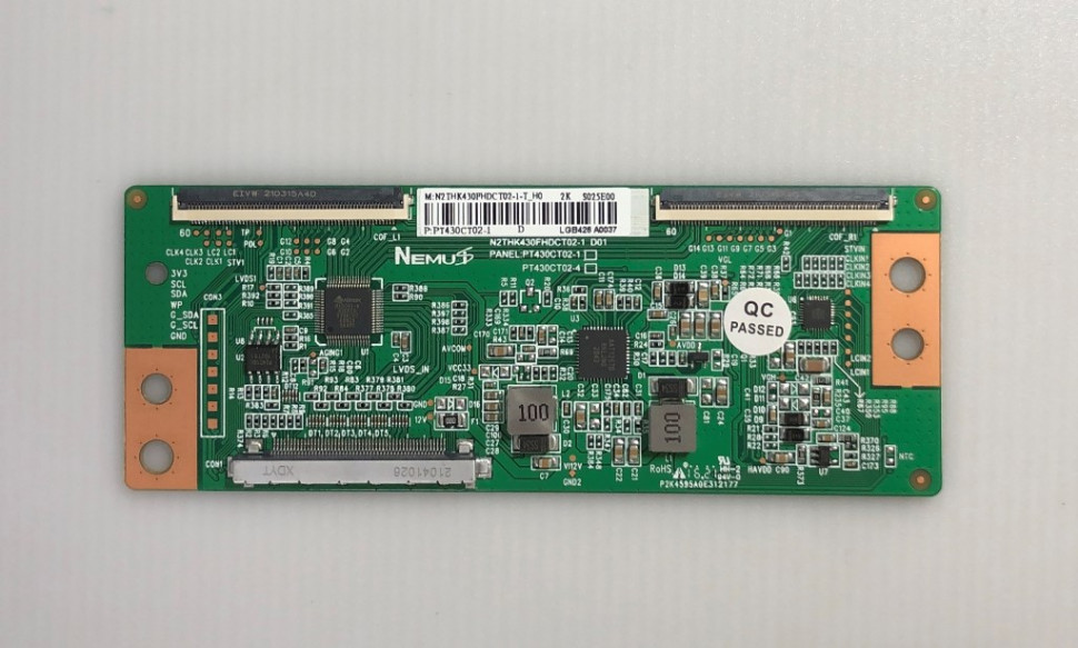 N2THK430FHDCT02-1 t-con для телевизора Hartens HTV-43FHD06B