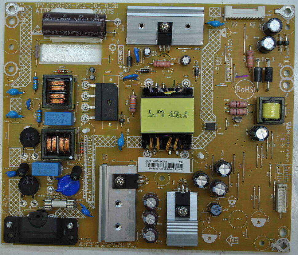 715G6934-P02-000-002H блок питания для телевизора Philips 40PFT4101/12