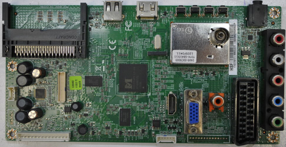 32AV933_MAIN BD REV:1.02 плата для телевизора TOSHIBA 40HL933RK
