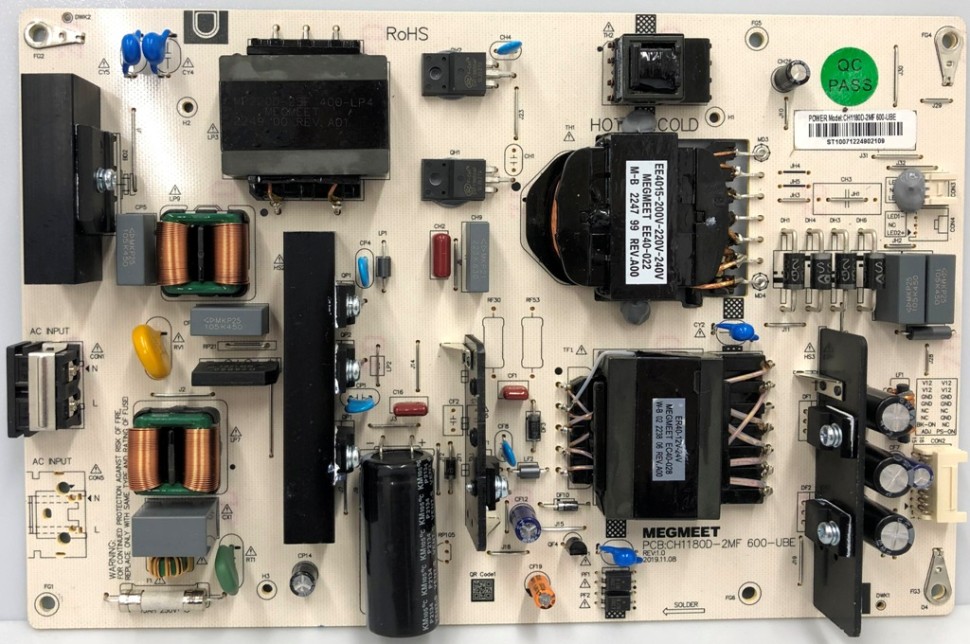 CH1180D-2MF 600-UBE REV:1.0 CH1230D-2MF 550-UBE
